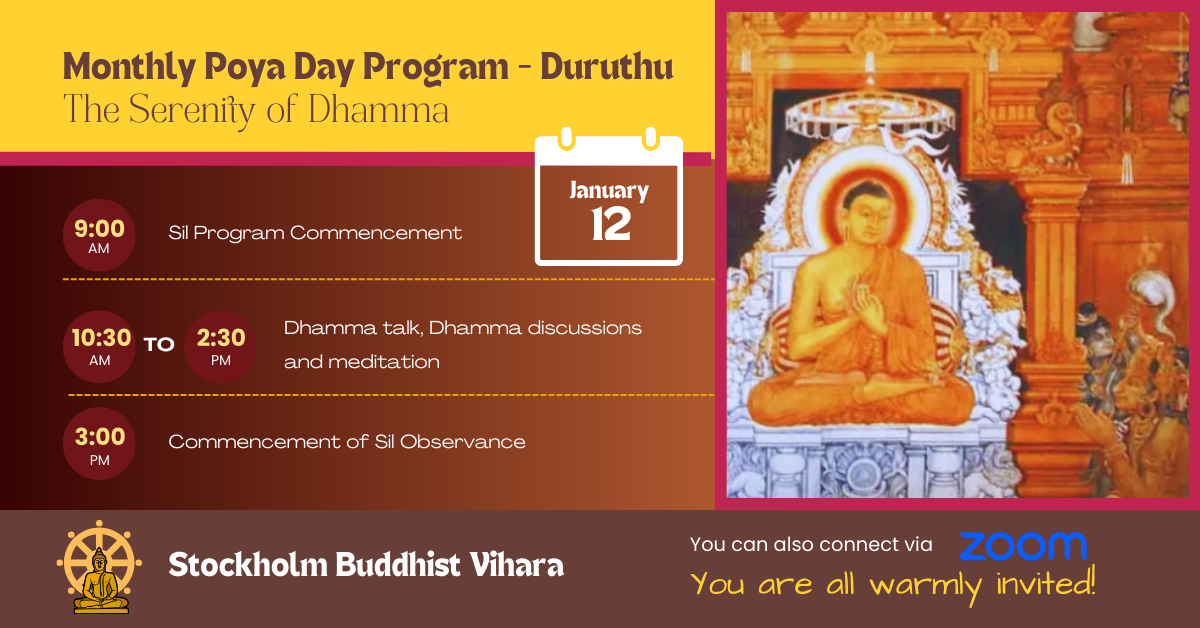 Duruthu Poya Programme